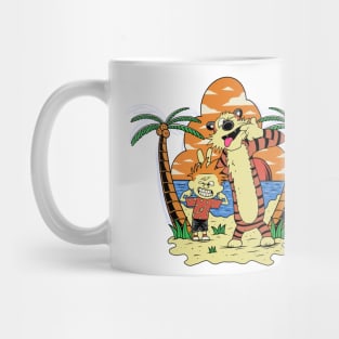 Calvin and Hobbes in the Beach Mug